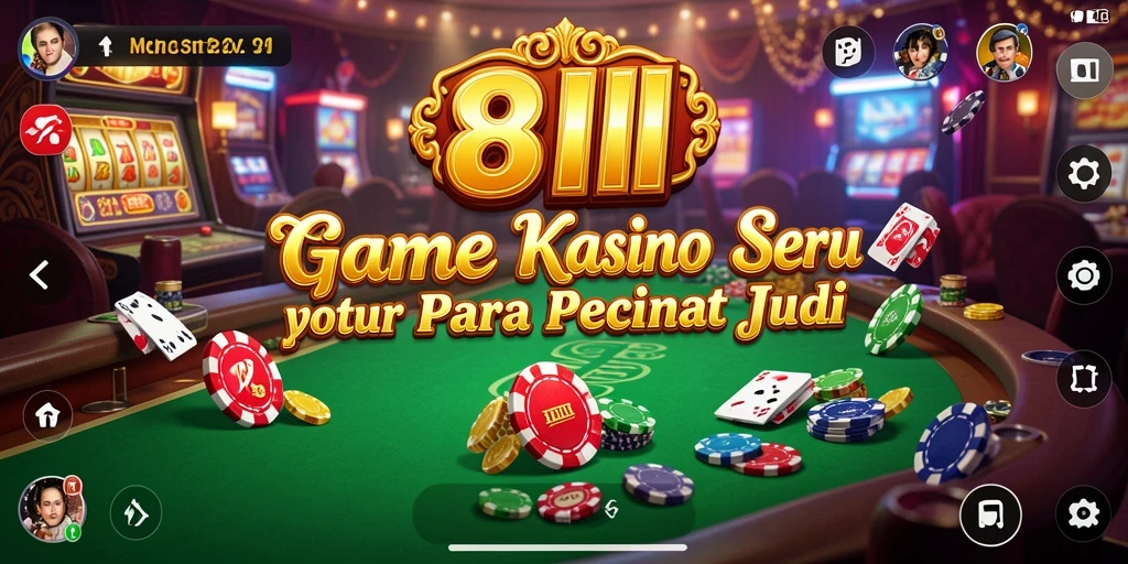 Menampilkan gameplay seru di 8II dengan berbagai pilihan permainan Kasino.