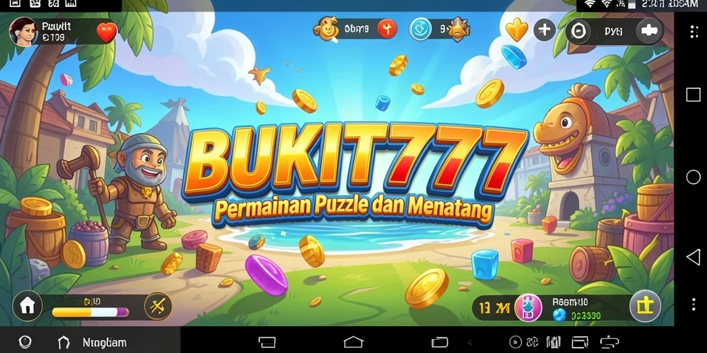 Tampilan gameplay menarik BUKIT777 dengan berbagai teka-teki.