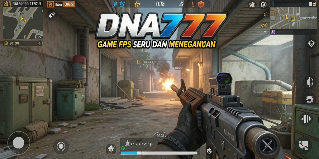 Tampilan menarik dari gameplay <strong>DNA777</strong> yang mendebarkan dalam aksi FPS.