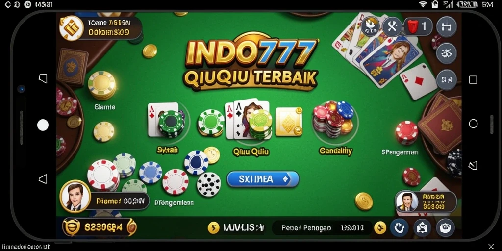 Tampilan gameplay QiuQiu yang menawan dan interaktif.