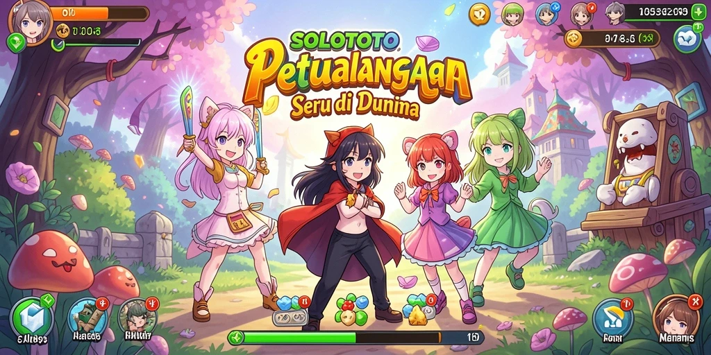 Tampilan dinamis di SOLOTOTO dengan aksi permainan yang seru.