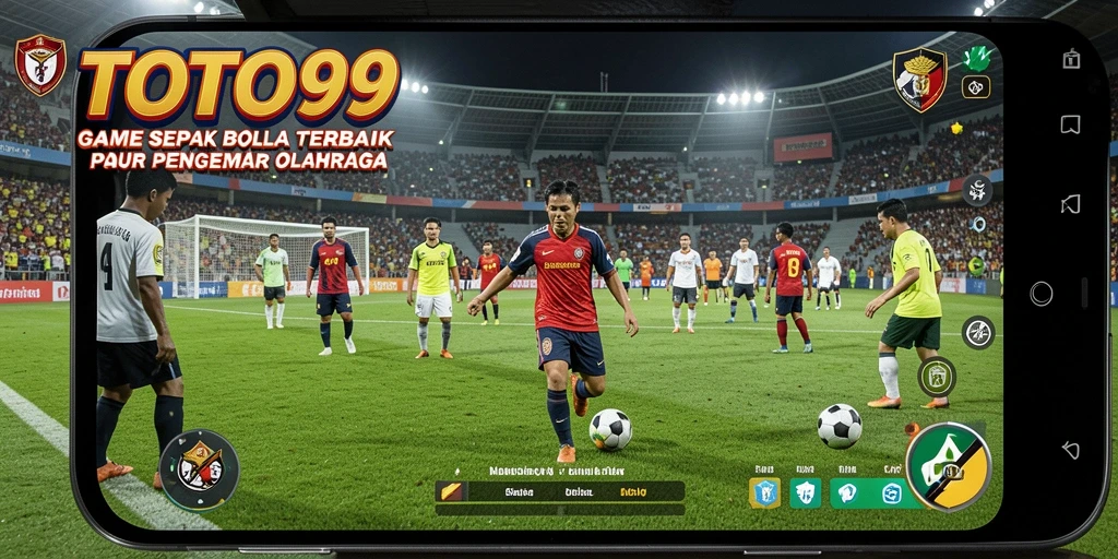 Gameplay seru TOTO99 dengan aksi sepak bola yang dinamis.